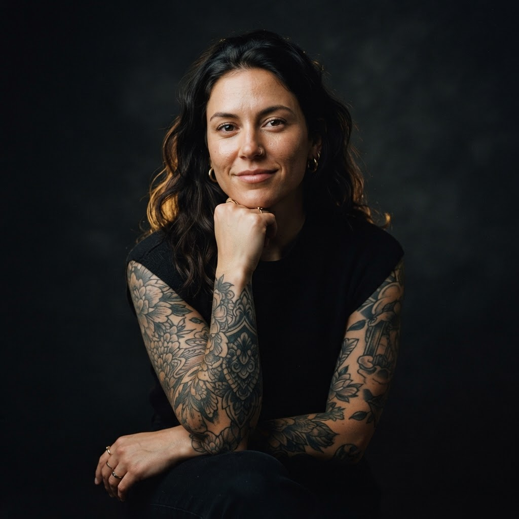 Portrait of Kali, Artist at A Holy Grail Tattoo